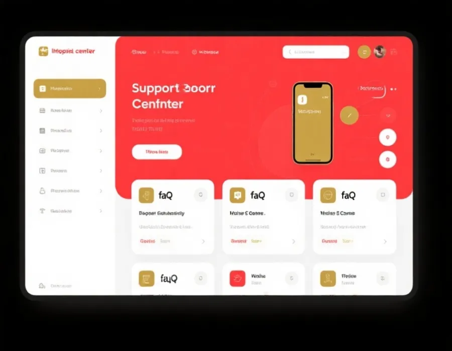 幸运飞艇帮助中心界面示意图